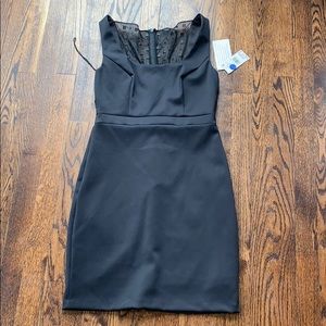Elegant Black Dress with Studded Back